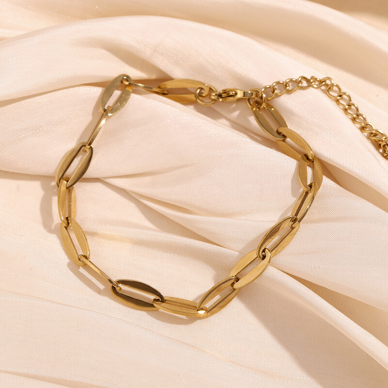 MamacitaSlay Minimalist lūpu ķēde potītes modernas sieviešu nerūsējošā tērauda rotaslietas Vacation Beach ūdensizturīgi vasaras aksesuāri