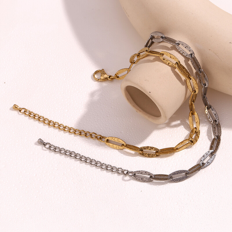 MamacitaSlay Minimalist lūpu ķēde potītes modernas sieviešu nerūsējošā tērauda rotaslietas Vacation Beach ūdensizturīgi vasaras aksesuāri