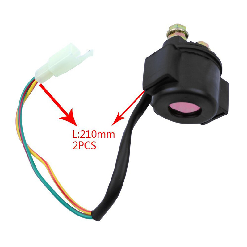 12V starterio solenoidinė relė, skirta ATV 50cc 125cc 150cc 250cc GY6 motociklo atsarginė dalis