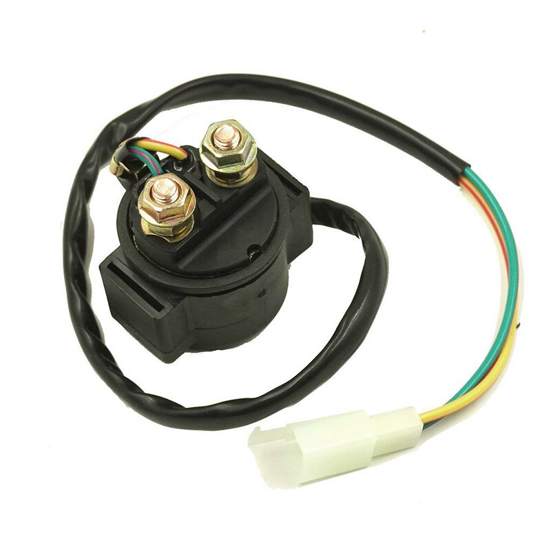 12V starterio solenoidinė relė, skirta ATV 50cc 125cc 150cc 250cc GY6 motociklo atsarginė dalis