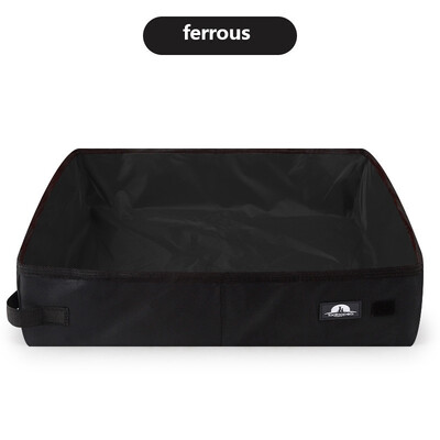 Sulankstoma kačių kraiko dėžutė Nešiojama vandeniui atspari lauko kelionių naminių gyvūnėlių kraiko dėžutė šunų tualeto padėklas Sulankstomas kačių kraiko vazonėlis naminiams gyvūnėliams