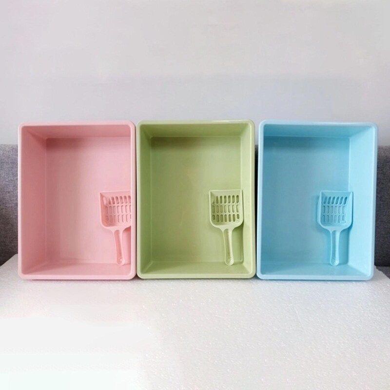 Κουτί απορριμάτων γατών Αντικολλητικός δίσκος απορριμμάτων κατοικίδιων με πετσέτα για κουτάβι