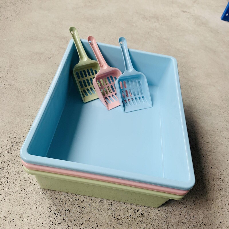 Κουτί απορριμάτων γατών Αντικολλητικός δίσκος απορριμμάτων κατοικίδιων με πετσέτα για κουτάβι