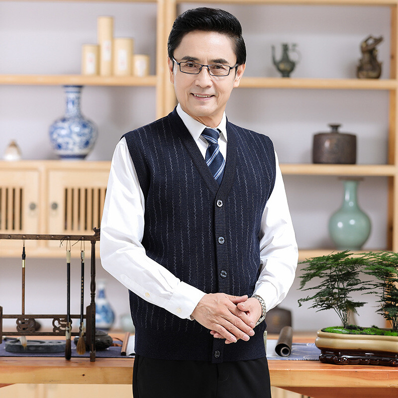 Jauna rudens un ziemas jaka bez piedurknēm V veida kakla izgriezuma jaciņa ar žakarda apakšu, ikdienas jaka bez gludekļa