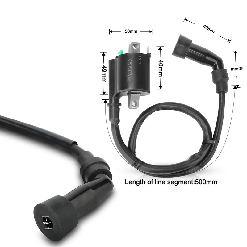 NIBBI motocikla aizdedzes spole CDI Racing Para Motos augstspiediena spole kvadracikla mopēdam motorolleram Quad Dirt Bike elektromotora daļai