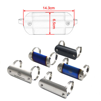 SCL MOTOS Универсален ауспух за средна средна връзка на тръбата за мотоциклет, протектор, топлинен горещ щит, капак за част от мотоциклет TMAX530 CB400