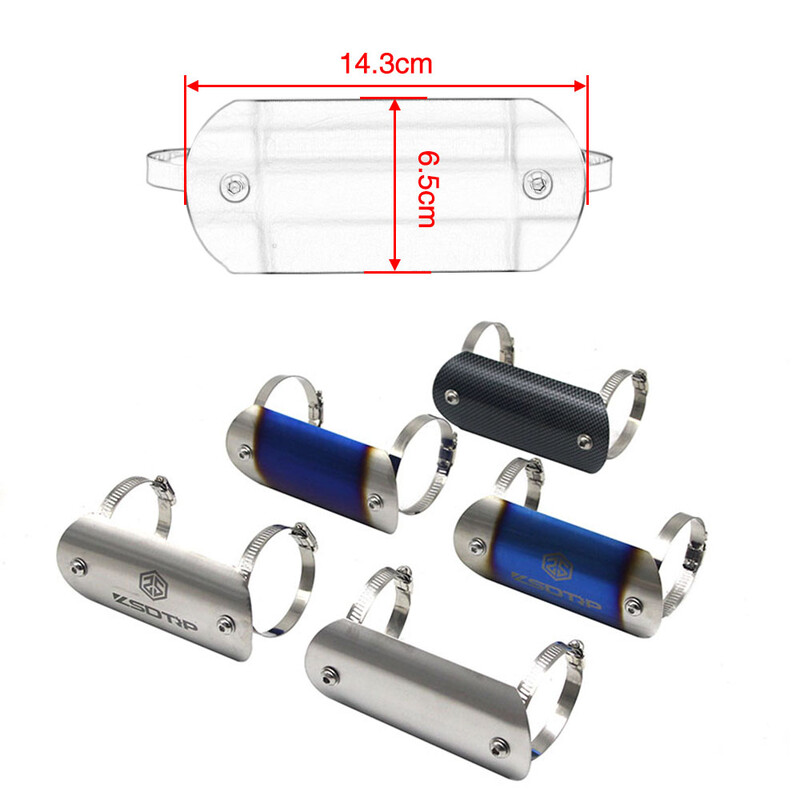Univerzálny ochranný kryt stredného ramena výfuku motocykla SCL MOTOS pre TMAX530 CB400, tepelný štít, náhradný diel pre motocykel TMAX530 CB400