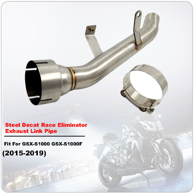 GSXS1000 GSXS1000F țeavă de legătură de evacuare Decat Race Eliminator din oțel inoxidabil potrivit pentru Suzuki GSX-S 1000 / F 2015-2019 2017 2018