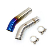 Toba de eșapament pentru motocicletă țeavă mijlocie țeavă de legătură pentru Suzuki GSXR 600 750 2011 2012 2013 2014 2015 GSX-R600 gsxr 750 de evacuare