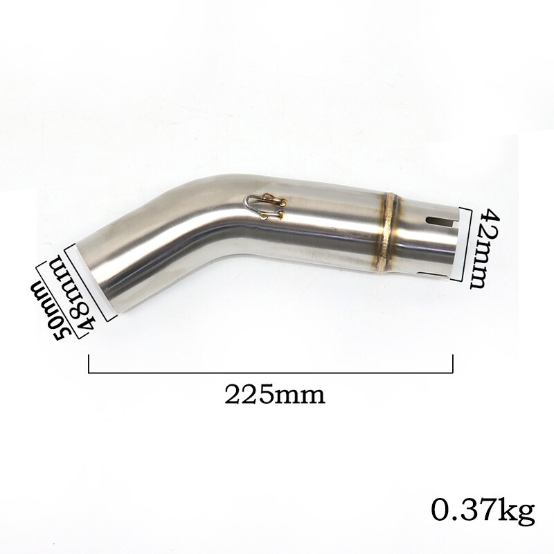 Toba de eșapament pentru motocicletă țeavă mijlocie țeavă de legătură pentru Suzuki GSXR 600 750 2011 2012 2013 2014 2015 GSX-R600 gsxr 750 de evacuare