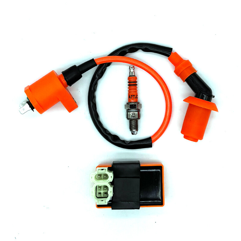 „Performance Racing“ 6 kontaktų kintamosios srovės CDI dėžutės uždegimo ritė A7TJC uždegimo žvakė, skirta GY6 50 80 110 125 150 cc mopedo motorolerio ATV Go Kart