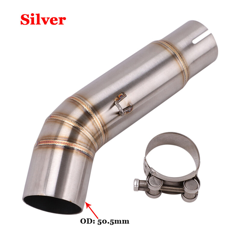 Motocikla izplūdes gāzu trokšņa slāpētāja vidējā savienojuma caurules rezerves katalizatora slīdošā izplūdes sistēma SUZUKI GSX750 GSX-S 750 BK750 gsxs750 GSR750 2023
