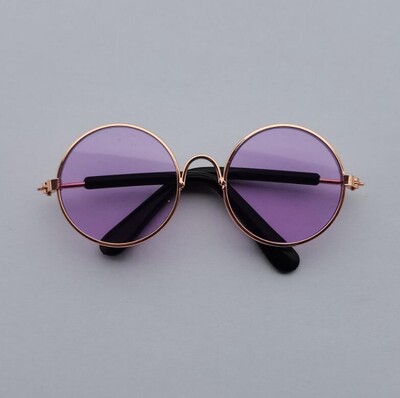 Šunų akiniai nuo saulės Pet Cat Produktai Senoviniai apvalios širdies šuniukų kačiuko galvos apdangalai Akių dėvėjimas Nuotraukų rekvizitai Dekoras šunims Akiniai Akiniai