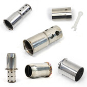 47MM 48MM 51-60MM Univerzális motorkerékpár kipufogócső katalizátor kivehető hangtompító DB Killer kipufogó hangtompító Módosítva