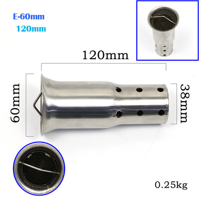 47MM 48MM 51-60MM Univerzális motorkerékpár kipufogócső katalizátor kivehető hangtompító DB Killer kipufogó hangtompító Módosítva