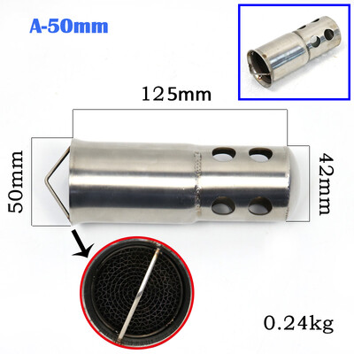 47MM 48MM 51-60MM Univerzális motorkerékpár kipufogócső katalizátor kivehető hangtompító DB Killer kipufogó hangtompító Módosítva