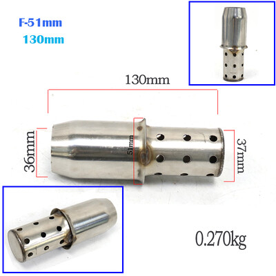 47MM 48MM 51-60MM Univerzális motorkerékpár kipufogócső katalizátor kivehető hangtompító DB Killer kipufogó hangtompító Módosítva