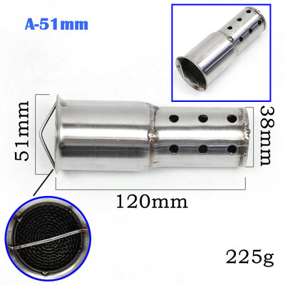 47MM 48MM 51-60MM Univerzális motorkerékpár kipufogócső katalizátor kivehető hangtompító DB Killer kipufogó hangtompító Módosítva