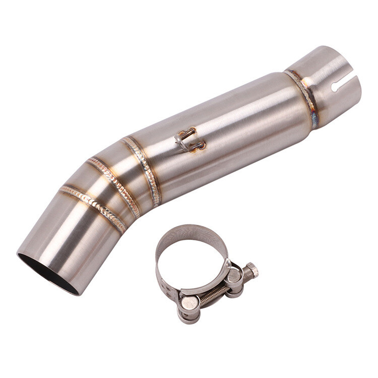 Slip On pentru CBR500 CBR500X CB500F 2013 2014 2015 2016 2017 2018 Sistem de evacuare de evacuare pentru motociclete Conductă de legătură mijlocie modificată 51mm