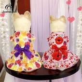 1 vnt. lankeliai Stilingas dizainas naminiams gyvūnėliams pavasario ir vasaros kvėpuojantys naminių gyvūnėlių drabužiai naminių gyvūnėlių reikmenys Madingi naminių gyvūnėlių drabužiai naminių gyvūnėlių vasaros suknelė