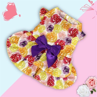 1 vnt. lankeliai Stilingas dizainas naminiams gyvūnėliams pavasario ir vasaros kvėpuojantys naminių gyvūnėlių drabužiai naminių gyvūnėlių reikmenys Madingi naminių gyvūnėlių drabužiai naminių gyvūnėlių vasaros suknelė