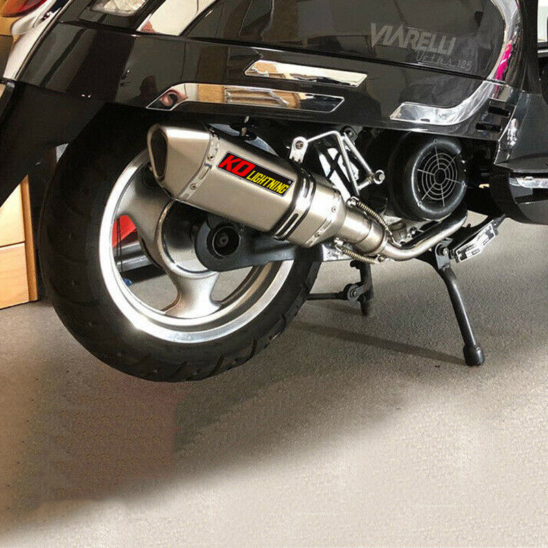 Skirta Yamaha GY6 125 GY6-150 visiems metams motociklo išmetimo sistemos priekinės antraštės vamzdis vidurinis jungties vamzdis nerūdijantis plienas