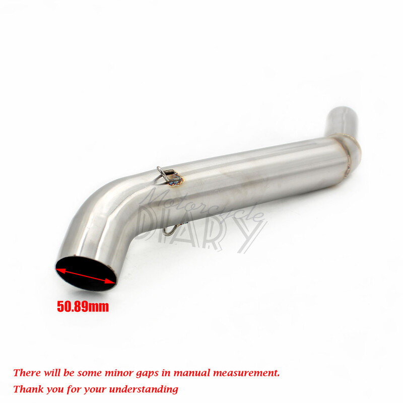 NS200 NS 200, skirtas BajajPulsar NS200 51 mm pabėgimo motociklo slydimo motociklo išmetimo galvutės vidurinės jungties vamzdžio lenktyninio dviračio alkūninio motociklo