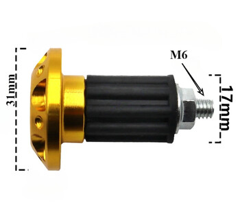 16 mm-18 mm Универсална ръкохватка за мотоциклет Краища на щепсела Дръжки Капачки на щепсела на кормилото Плъзгащ се мотор