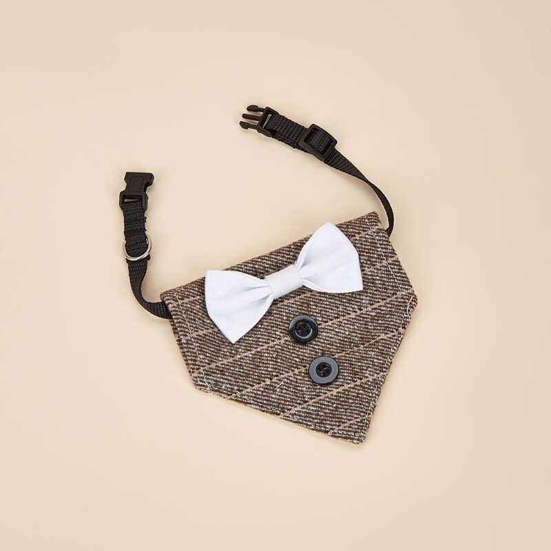 Helovino kalėdinė katė Graži peteliškė trikampis šalikas Apykaklės mados kostiumas naminiams gyvūnėliams trikampis šalikas