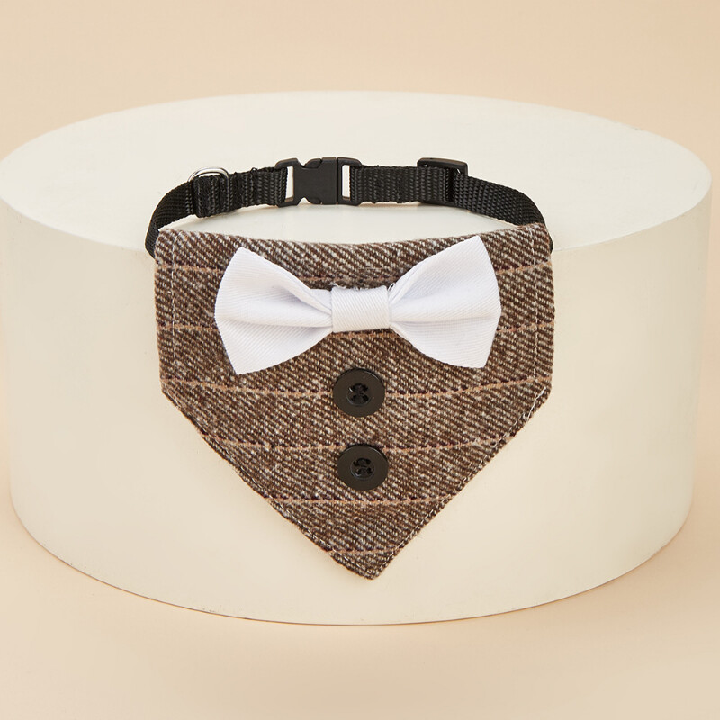 Helovino kalėdinė katė Graži peteliškė trikampis šalikas Apykaklės mados kostiumas naminiams gyvūnėliams trikampis šalikas