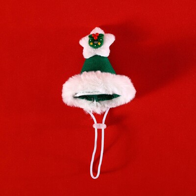 Naminių gyvūnėlių kalėdinė skara Reguliuojama apykaklė Miela katės megzta juostele Kalėdų Senelio skara Šventinė dovana gyvūnėliui Laimingų Naujųjų Metų naminių gyvūnėlių plaukų aksesuarai