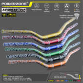 Pelēka alumīnija 28mm 1-1/8" stūre motocikliem moto MX CR CRF CRM XR YZ YZF WR WRF DR DRX RM RMZ EX 85 125 200 250 400 650