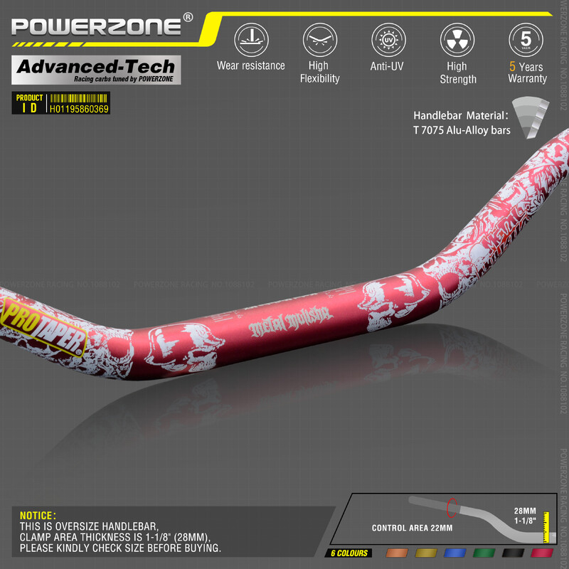 Pelēka alumīnija 28mm 1-1/8" stūre motocikliem moto MX CR CRF CRM XR YZ YZF WR WRF DR DRX RM RMZ EX 85 125 200 250 400 650