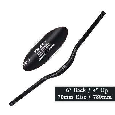 Кормило BUCKLOS MTB 580/620/720/780MM Кормило за велосипед тип лястовица 25.4MM 31.8MM Дръжка за планински велосипед Алуминиева щанга
