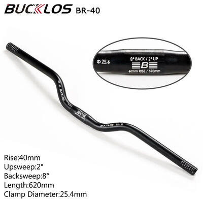 Кормило BUCKLOS MTB 580/620/720/780MM Кормило за велосипед тип лястовица 25.4MM 31.8MM Дръжка за планински велосипед Алуминиева щанга