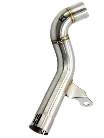 Skirta BMW F850GS F750GS 850 F850 F750 GS 51 mm motociklo slydimo vidurinės jungties vamzdis Escape Moto išmetimo alkūninis dviračių lenktyninis motociklas