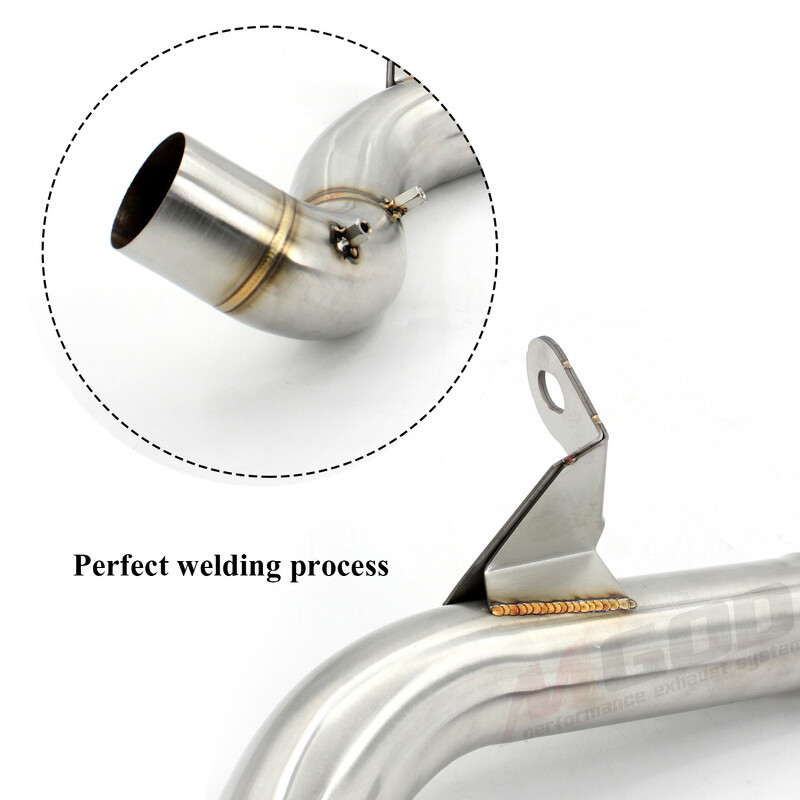 Skirta BMW F850GS F750GS 850 F850 F750 GS 51 mm motociklo slydimo vidurinės jungties vamzdis Escape Moto išmetimo alkūninis dviračių lenktyninis motociklas