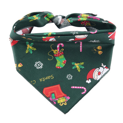 Ziemassvētku regulējami kaķu priekšautiņi maziem suņiem kaklasiksnas kaklasaite Helovīna kaķu šalle kucēnu bandanas kaķu trīsstūrveida tauriņiem