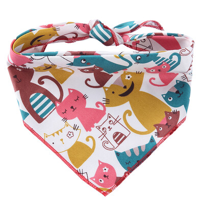 Ziemassvētku regulējami kaķu priekšautiņi maziem suņiem kaklasiksnas kaklasaite Helovīna kaķu šalle kucēnu bandanas kaķu trīsstūrveida tauriņiem