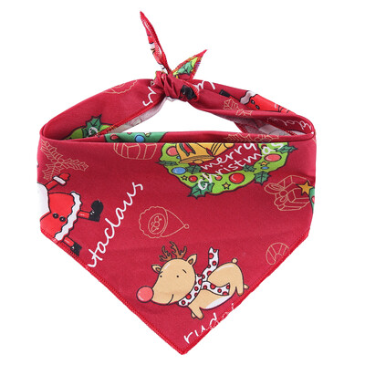 Ziemassvētku regulējami kaķu priekšautiņi maziem suņiem kaklasiksnas kaklasaite Helovīna kaķu šalle kucēnu bandanas kaķu trīsstūrveida tauriņiem