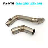 Motociklo išmetimo vidurinis vamzdis, tinkamas KTM Duke 200 250 Duke 390 modifikuotas motociklo išmetimo vidurinis jungties vamzdis, duslintuvas