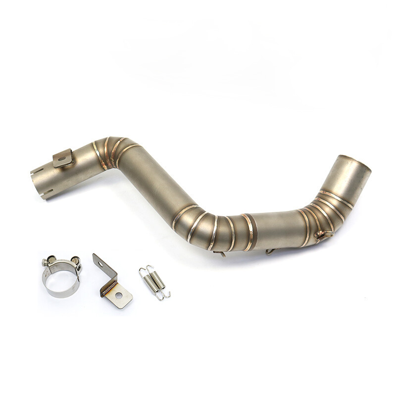 Motociklo išmetimo vidurinis vamzdis, tinkamas KTM Duke 200 250 Duke 390 modifikuotas motociklo išmetimo vidurinis jungties vamzdis, duslintuvas