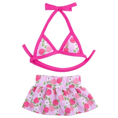 Pet Dogs Bikini Vasariniai paplūdimio drabužiai mažiems šunims Gėlėti spausdinti šuniukų maudymosi kostiumėliai Madingi vakarėlio kostiumai, skirti Dropship