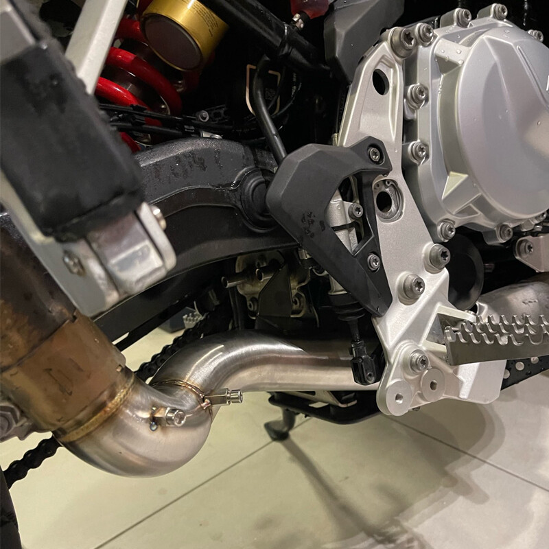 Užslysti BMW F750GS F850GS F750 GS 2018 2019 2020 Motociklo modifikuotas evakuacinis duslintuvas išmetimo vidurinės jungties vamzdis nerūdijantis plienas
