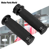 Motociklo juodos/chrominės 1" 25 mm rankenos rankenos, skirtos Harley Sportster 883 1200 XL Touring Street Glide Dyna Softail VRSC