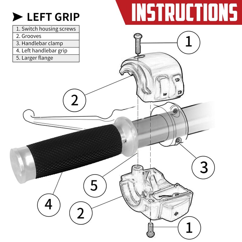 Motociklo 1'' 25 mm vairo rankena Rankena Rankenos rankenos rankenos CNC juodos/chrominės, skirtos Harley Sportster XL XR Dyna Softail Touring VRSC