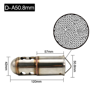SCL MOTOS universalus 50,8 mm 60 mm motociklo priekinis katalizatorius DB Killer nuimamas duslintuvas motociklo išmetimo duslintuvui Naujas