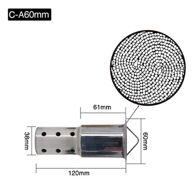 SCL MOTOS universalus 50,8 mm 60 mm motociklo priekinis katalizatorius DB Killer nuimamas duslintuvas motociklo išmetimo duslintuvui Naujas