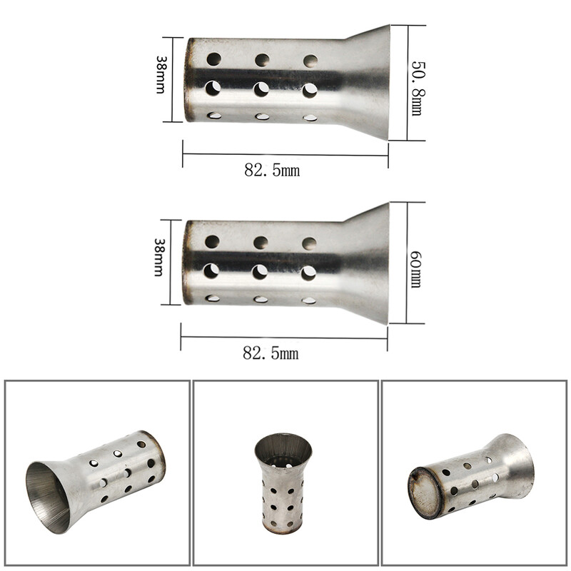 SCL MOTOS universalus 50,8 mm 60 mm motociklo priekinis katalizatorius DB Killer nuimamas duslintuvas motociklo išmetimo duslintuvui Naujas