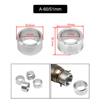 SCL Racing Universal Motorcycle Exhaust Echappement Moto Adapters Adapter Adapter 38-51mm 51-60mm 61-51mm Pipe Adapter Connector